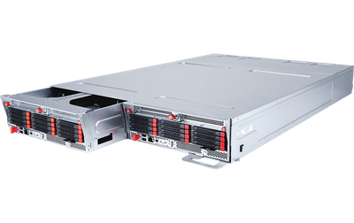 MSI CD281-S4051-X2 2ou2n (orv3 21") open compute product photo showing the front of the chassis