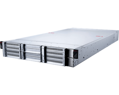 MSI CG290-S3063 2u rackmount gpu server product photo showing the front of the chassis