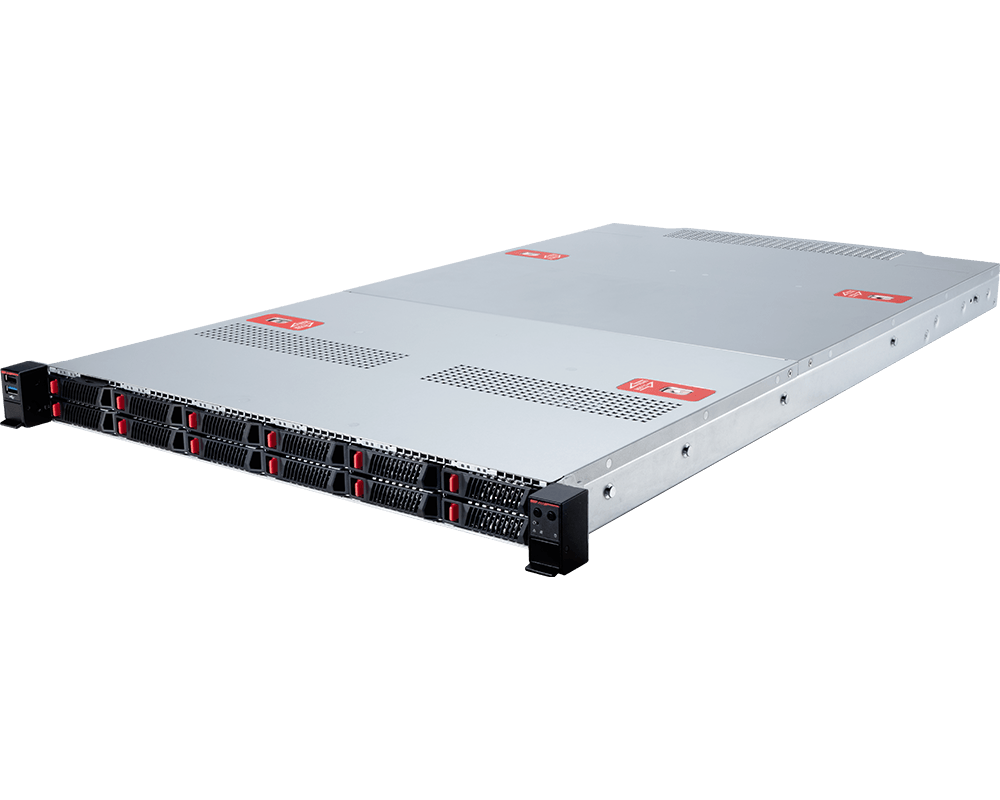 MSI CX170-S5062 1u rackmount enterprise product photo showing the front of the chassis