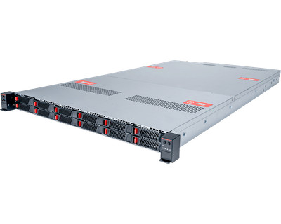 MSI CX171-S3066 1u rackmount enterprise product photo showing the front of the chassis