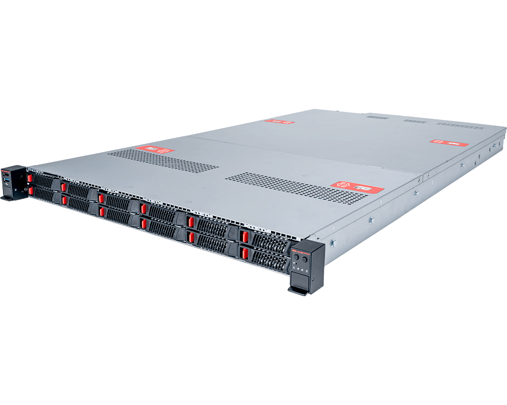 MSI CX171-S3066 1u rackmount enterprise product photo showing the front of the chassis