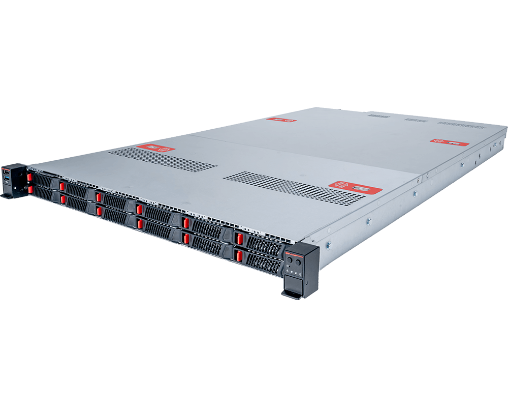 MSI CX171-S4056 1u rackmount enterprise product photo showing the front of the chassis