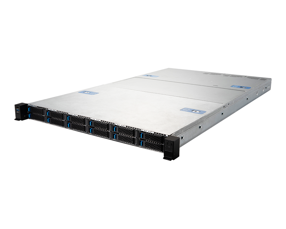 MSI S1205 1u rackmount enterprise product photo showing the front of the chassis