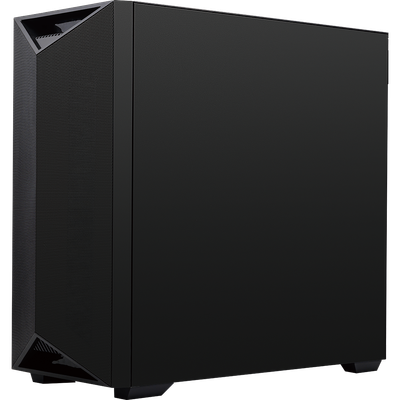MSI XpertStation WS300 tower workstation product photo showing the front of the chassis